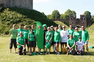The 2013 Welsh Castles Relay team at Cardiff Castle