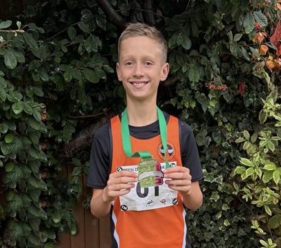 Junior mile course record holder - male: Theo Minns